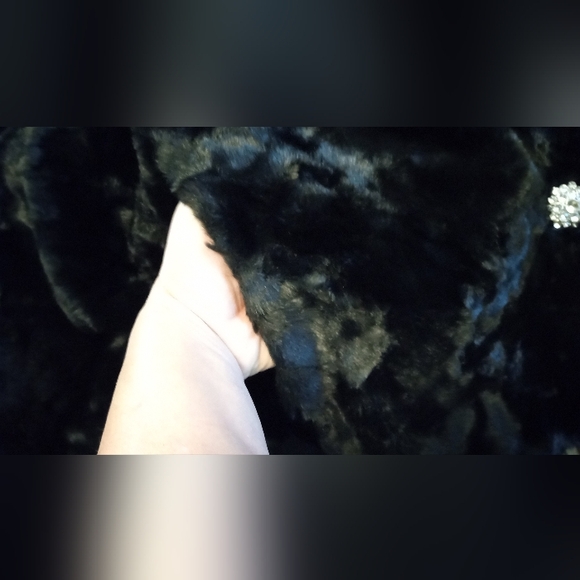 Faux Fur Dress Coat - Picture 8 of 12